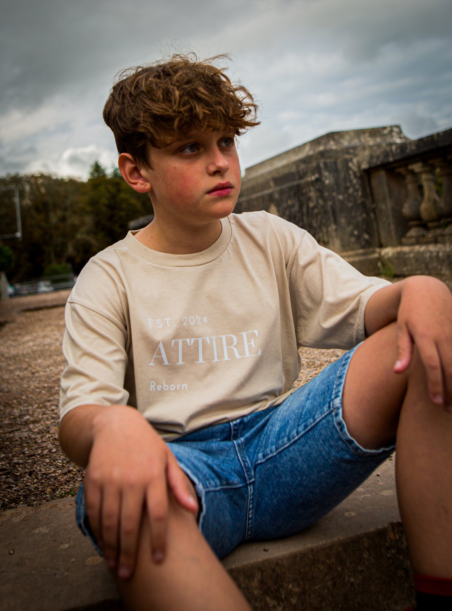 Children's Beige Attire Reborn T-Shirt