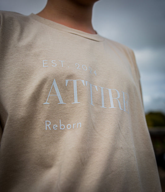 Children's Beige Attire Reborn T-Shirt