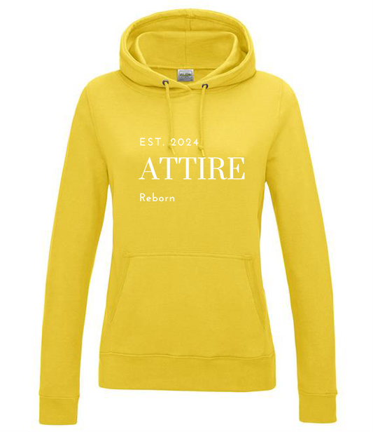 Womens Sun Yellow Hoodie Attire Reborn